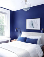 Safiyya Peel and Stick Wallpaper Navy Blue Contact Paper Wall Paper Self - Image 2