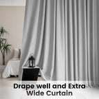 Room Divider Curtains for Ceiling Track Set, Back Tab Blackout Curtains Ceiling - Image 3