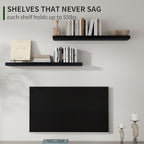 Marsmiles Wood Floating Shelves - Image 4