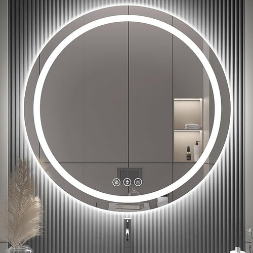 42" x 42" LED Bathroom Mirror by Lmsedf