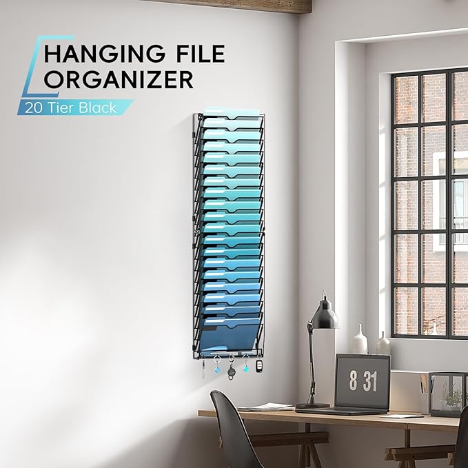 20-Tier Wall File Organizer - Image 6