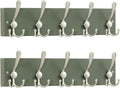 SKOLOO Creations Forest Green Solid Wood Wall Mounted Coat Rack, 5 Hooks by SKOLOO