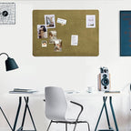 Bulletin Board, 24 x 18 inches Felt Board Decorative Pin Board, Cork Board - Image 7