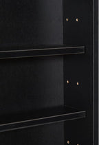 HOMCOM 5-Tier Display Cabinet, Glass Door Cabinet - Image 8