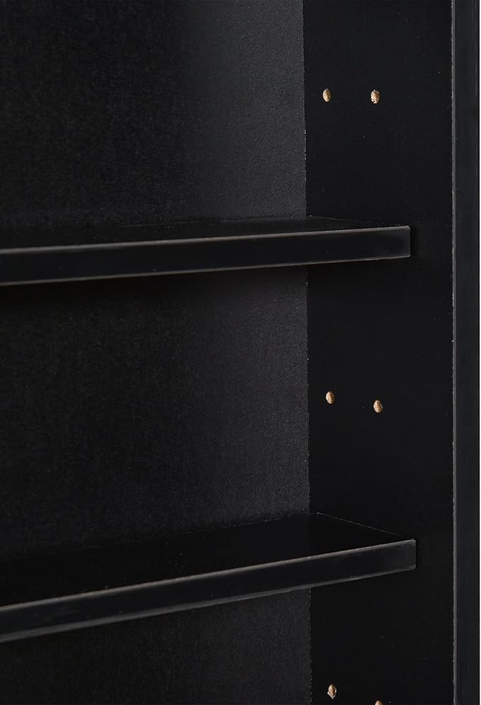 HOMCOM 5-Tier Display Cabinet, Glass Door Cabinet - Image 8