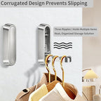 4PCS Foldable Wall Hooks, Flip Down Design - Image 3