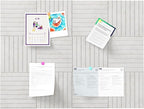 Large Cork Boards for Walls – 48" x 36" Self Adhesive Felt Wall Tiles - Image 7