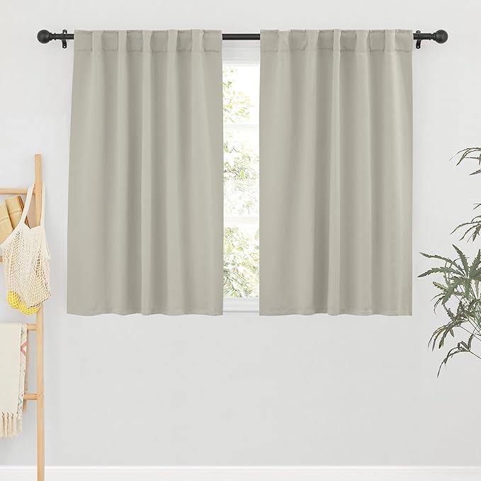 RYB HOME Blackout Curtains for Living Room, Privacy Thermal Insulating Window by RYBHOME