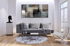 Cao Gen Decor Art A62475 Canvas Prints Abstract Wall Art Print Paintings Grey - Image 3