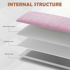 IFNOW Upholstered Wall Mounted Headboard, 3D Soundproof Wall Panels Peel and - Image 4
