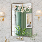 LOAAO 24”X36” Bronze Bathroom Mirrors - Image 7