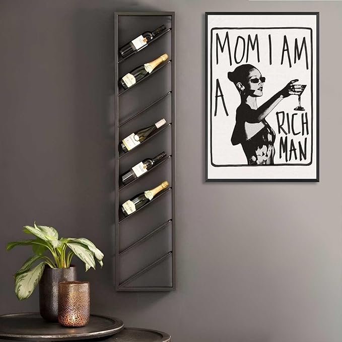 Mom I Am A Rich Man Aesthetic Retro Music Goblet Poster Feminist canvas Wall - Image 6