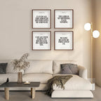 Locomiss Black and White Christian Wall Art Decor Posters, Modern Bible Verse - Image 6