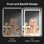 TRAHOME 36"x24" LED Bathroom Vanity Mirror - Image 3