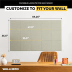 WALLHERO Corkboards for Wall, Pin Up Board, Office Board for Wall, Big Bulletin - Image 4