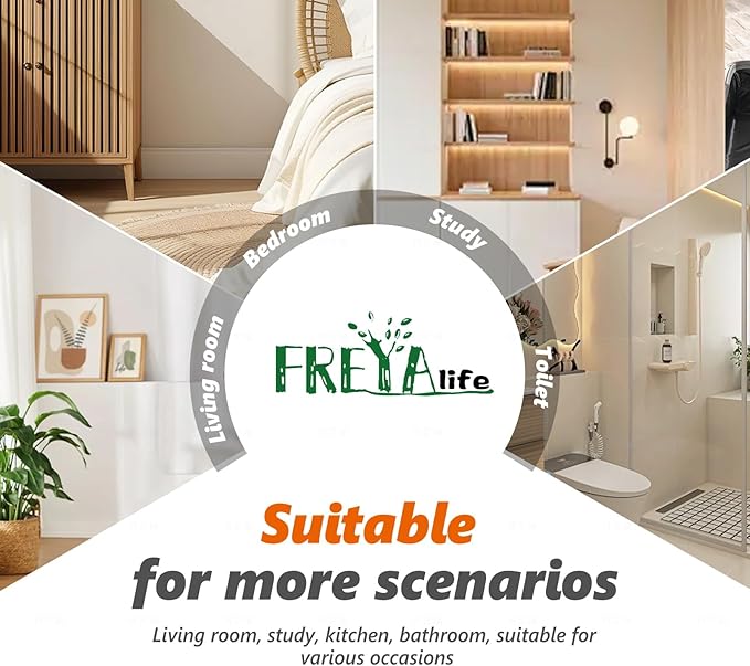 Freyalife 1Pcs Fake Plants Eucalyptus, Artificial Potted Faux Hanging Plants - Image 5