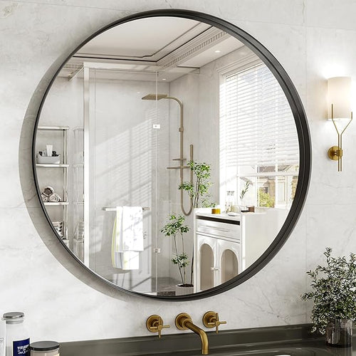 48 Inch Round Bathroom Mirror - Image 2