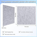 18 Pack Gray Acoustic Panels 12"X12"X 0.4" Soundproof Wall Panels Wall - Image 5