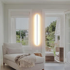 KELUOLY Modern Plug in Long Wall Sconce, 39.3" White Matte LED Wall Lights - Image 2