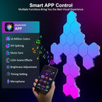 OJQ 12 Pack Hexagon Lights Wall RGB Panel - Image 2
