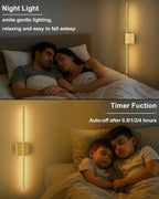 Battery Operated Wall Sconce Set of Two: Wireless Rechargeable Wall Lights - Image 6