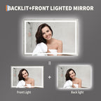 GarveeHome 45x30 LED Bathroom Mirror - Image 2