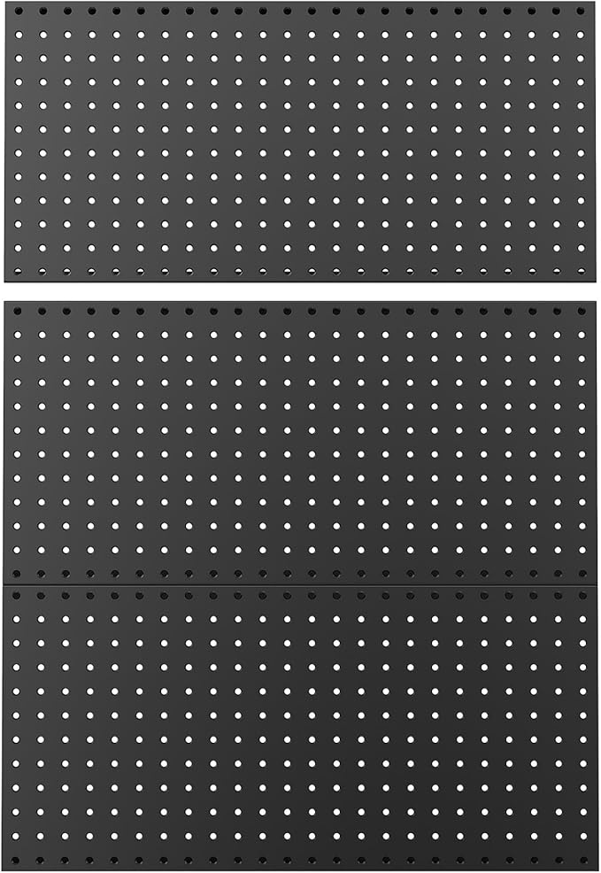 WALMANN Metal Pegboard Panels for Wall Garage Tools Storage Pegboard for Garage by WALMANN