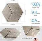 22 Pack Self-Adhesive Acoustic Panels 12" X 10" X 0.4" - Image 3