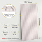 TONOR 8-Pack Bilayer Acoustic Panels Large Self-adhesive, 47.2'' * 23.6'' * - Image 2
