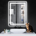 30"x22" LED Bathroom Mirror by INFINIGLASS