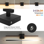Rayogale Rechargeable Battery Operated Wall Sconce Set Two, 8000mAh Cordless - Image 2