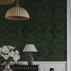 Abyssaly Dark Green Peel and Stick Wallpaper - Image 3