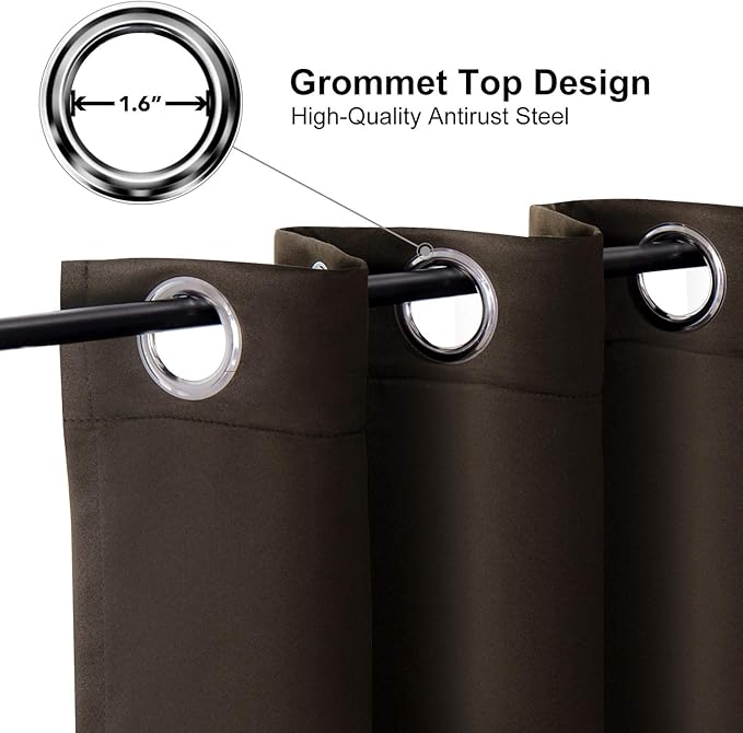 ChrisDowa Grommet Blackout Curtains - Image 2