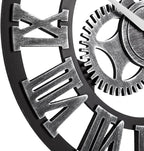 28" Whisper Ticking Silent Wall Clock - Image 2