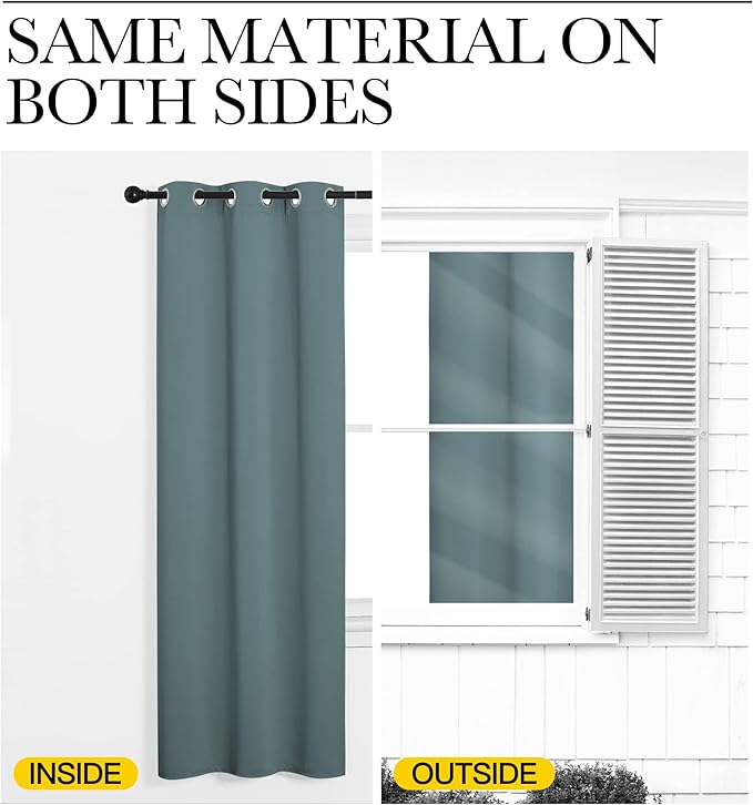 NICETOWN Door Screen Cover for Air Conditioner Room, Insulated Faux Accordion - Image 6
