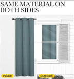 NICETOWN Faux Folding Accordion Doors, Front Door Curtains - Image 6