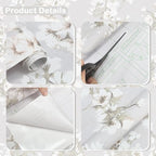 Floral Peel and Stick Wallpaper Farmhouse Pear Blossom Vintage Wallpaper - Image 2