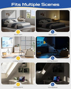 54" W x 54" L 100% Blackout Curtains, Total Darkness No-Drill Black Out Window - Image 6