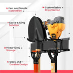 TIDYME Garage Wall Organizer | 96" Heavy-Duty Tool Storage Rack | Adjustable - Image 5