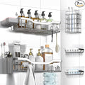 NESOMI Shower Caddy Adhesive Shower Organizer 7-Pack, Rustproof Stainless Steel by OrganizeYourHomeEssentials