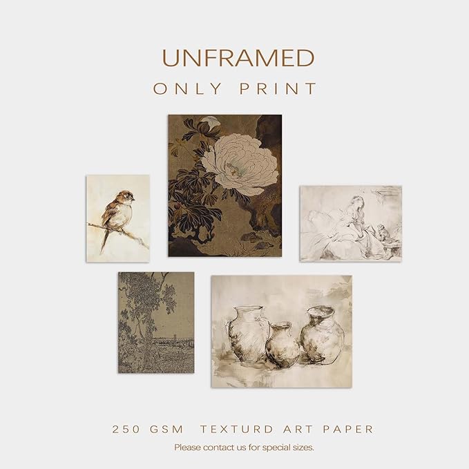 Vintage Rustic Wall Decor: Aesthetic Farmhouse Botanical Painting, Eclectic - Image 3