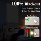 No-Drill 100% Blackout Window Curtain - Image 2