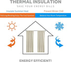 RYB HOME Blackout Curtains for Bedroom, Window Shades Thermal Insulating - Image 4