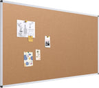 VIZ-PRO Cork Notice Board Bulletin Board, 96 X 48 Inches - Image 2