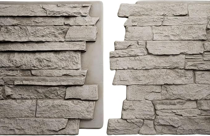 EverStone Acadia Ledge Faux Stone Panel, Desert Sand Color - Image 8