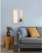 AAZZKANG Rustic Mirrors for Wall Rectangle Wood Frame Mirror Decorative for - Image 7