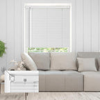 No Drill No Tool 1" Vinyl Mini Blinds, Light Filtering Horizontal Window Blinds - Image 2