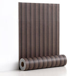 Haimin Wood Grain Slat Wall Panels Peel and Stick Faux Wood Thick Wallpaper - Image 9