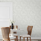 Ismoon Floral Peel and Stick Wallpaper Grey Contact Paper Boho Watercolor - Image 5
