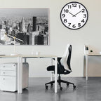 Large Wall Clock 16 Inch Silent Non-Ticking Modern Big Number Wall Clocks - Image 3
